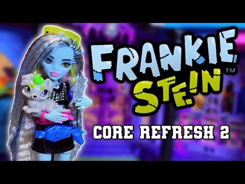 Лялька Монстер Хай Френкі Штейн Монстро-класика Cropped Sweater Monster High Frankie Stein Doll JHK31 Mattel Оригінал, видео 1