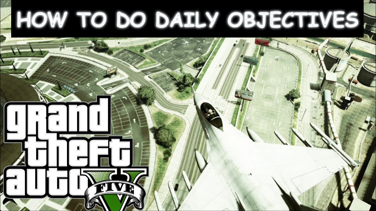 GTA V How to do Daily Objectives #9 Complete a Flight School lesson