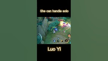 Luo yi can be surprisingly strong.  #mobilelegends #mage #mlbb #shorts #luoyi