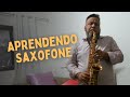 Aprendendo a tocar saxofone