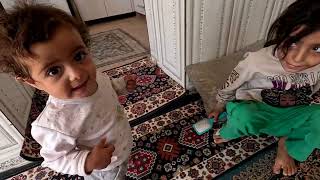 Sami is happy and Azadeh is sad.Straw barn ready for operation