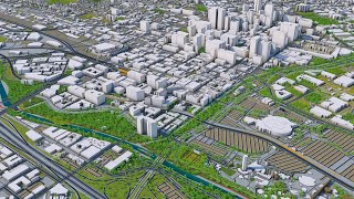 Denver Colorado 70km city 3d model