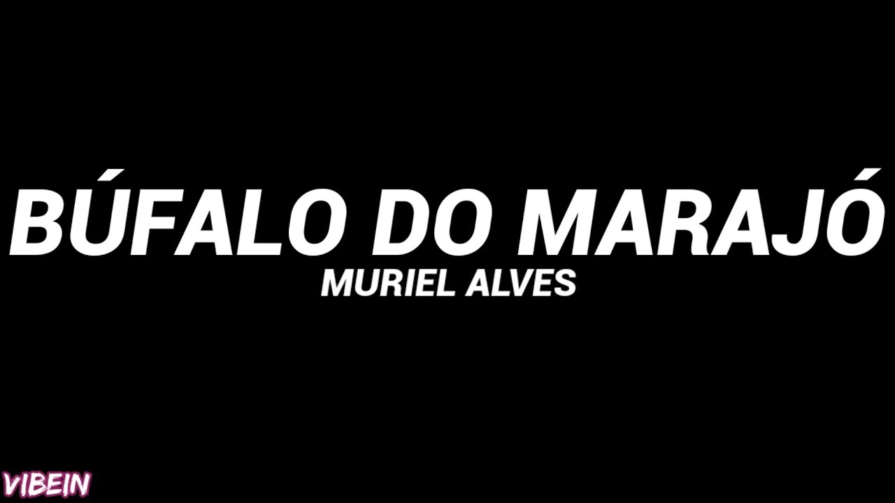 Muriel Alves - Búfalo do Marajó (Letra) - YouTube