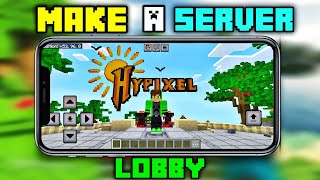 How to make a lobby in minecraft aternos server  | Create a Lobby Like Hypixel |  Hindi E2