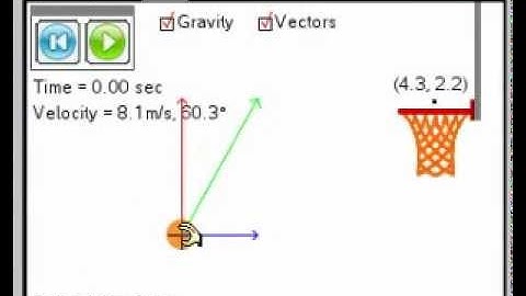 Basketball game - TI-Nspire Lua Physics Engine 3.2