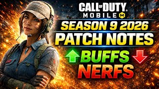 CODM Season 9 (2026) Patch Notes Are Out | All Buffs & Nerfs #codm #codmobile 
