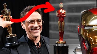 Oscar Iron Man Custom Trophy for Robert Downey Jr