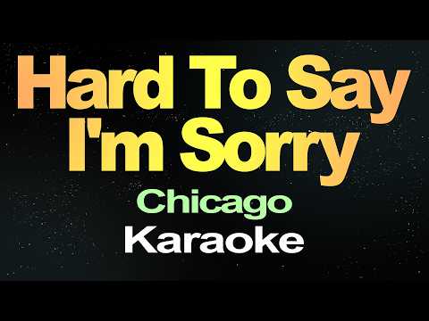 Video thumbnail for Hard To Say I'm sorry - Chicago