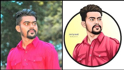 Vector Art Editing In Mobile | Circle Photo Editing PicsArt | Cartoon Image Edit | Aasif Creations |
