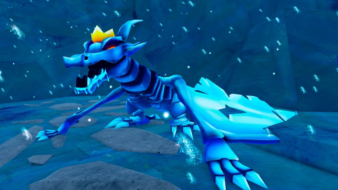 I MANAGED TO UNLOCK THE ICE DRAGON TRANSFORMATION IN THE CAVE