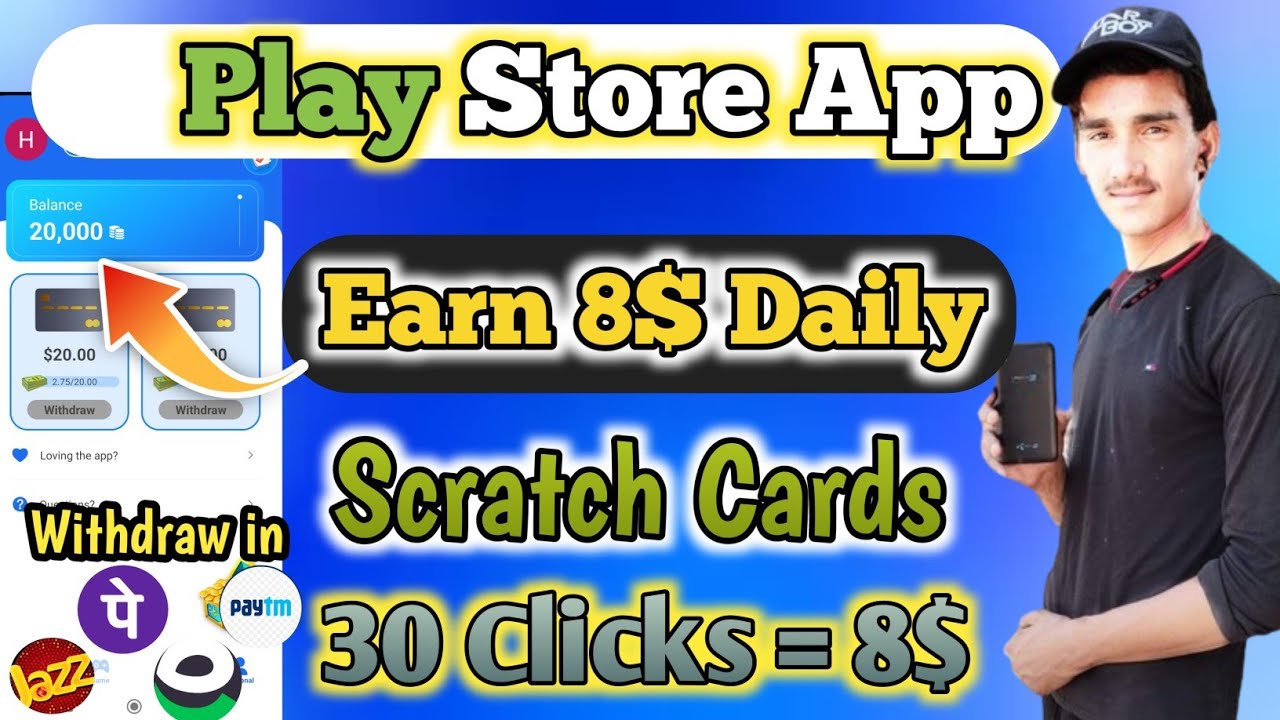 Earn 8 Dollars Daily Without investment From Play Store App || How To ...