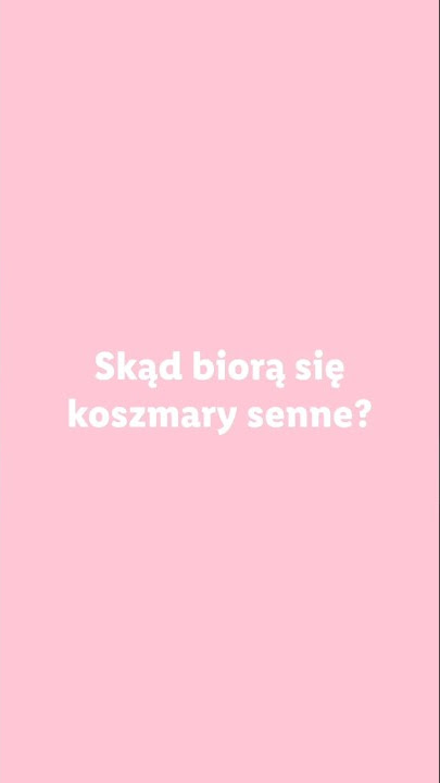 Skąd biorą się koszmary senne? 😴 #lidlpolska #sen #zadbajmyosiebie