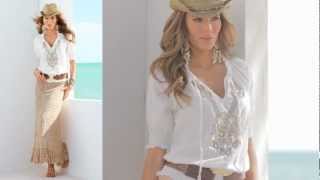 Boston Proper Boho Embellished Top