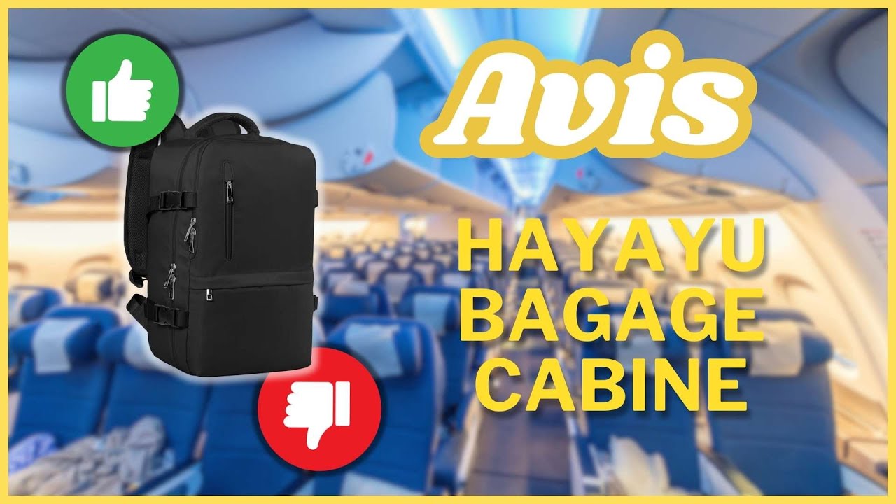 Avis : Hayayu Bagage Cabine 40x20x25 : Compatible Ryanair et Wizzair