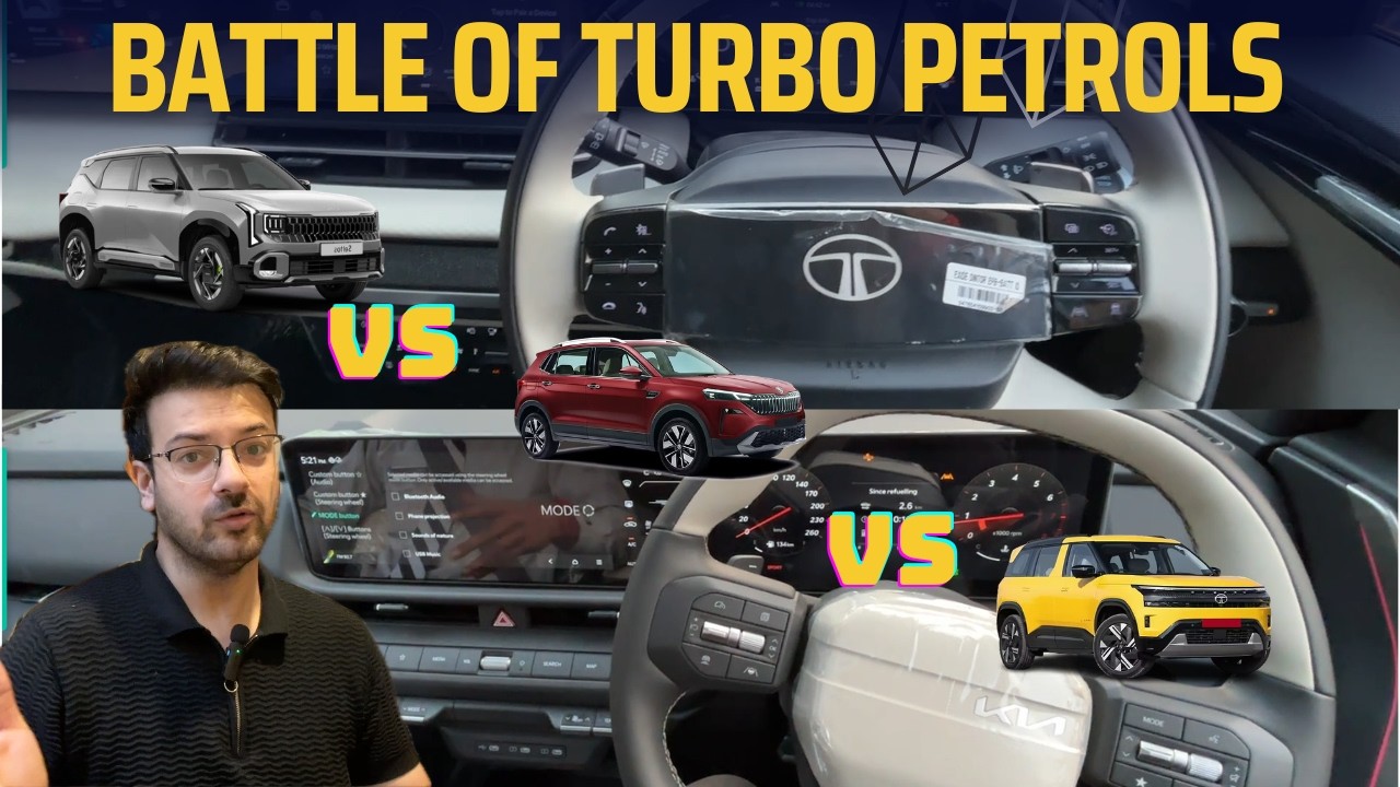 Best Turbo Midsize SUV ! Seltos 1.5GDI VS Sierra Hyperion VS Kushaq 1.5tsi VS Rivals @DriveShrive 