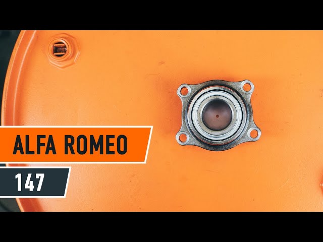 Comment remplacer roulement de roue avant sur ALFA ROMEO 147 (937 ...