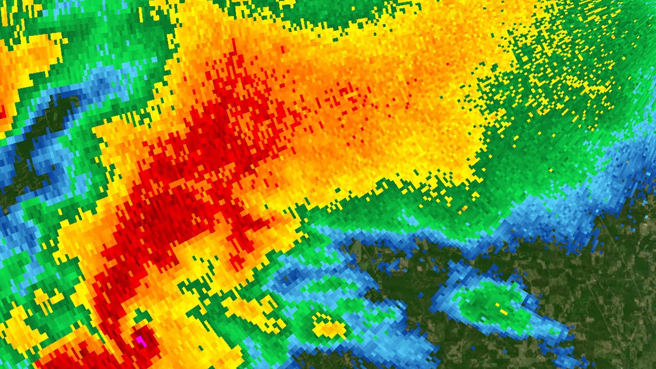 2021 Centreville, Alabama Tornado Radar Loop YouTube
