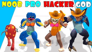 NOOB vs PRO vs HACKER vs GOD - Monster Egg 3D 🤰🤰🤰