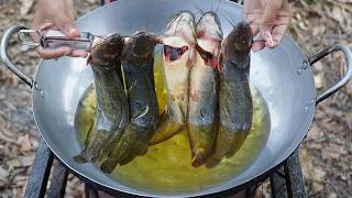 Deep-Fried Whole Catfish Recipe | Crispy Catfish Cooking and Eating