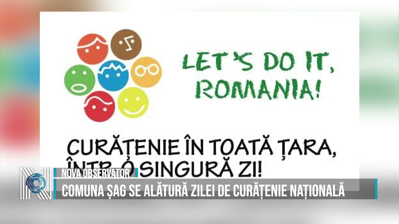 Comuna Șag se alătură Zilei de Curățenie Națională Comuna Șag se alătură Zilei de Curățenie Națională