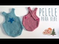 PELELE PARA BEBÉ A CROCHET (MUY FÁCIL!!)