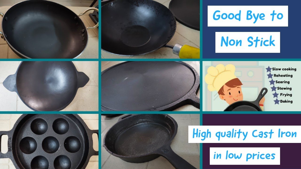 High quality Cast Iron utensils at low prices | #srijeyalakshmistores #