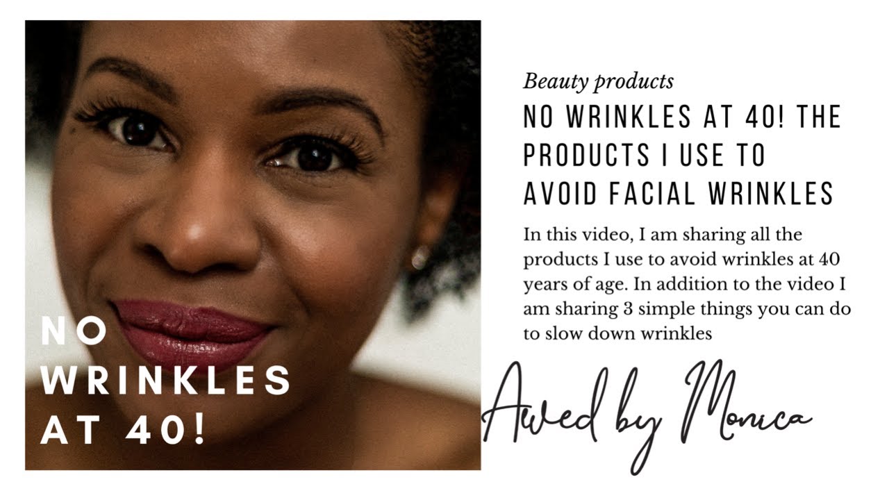 How to avoid wrinkles - No wrinkles at 40! 3 simple things I do to combat  wrinkles