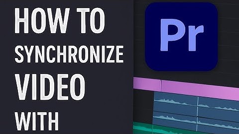 How to Sync Audio and Video in Premiere Pro | Fast & Easy Video Editing Tutorial