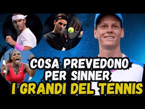 Jannik Sinner Tre leggende del tennis Nadal Serena Williams e Roger Federer svelano il suo futuro