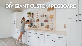 DIY Giant Custom Pegboard by Home With Stefani 37,404 views 7 months ago 18 minutes