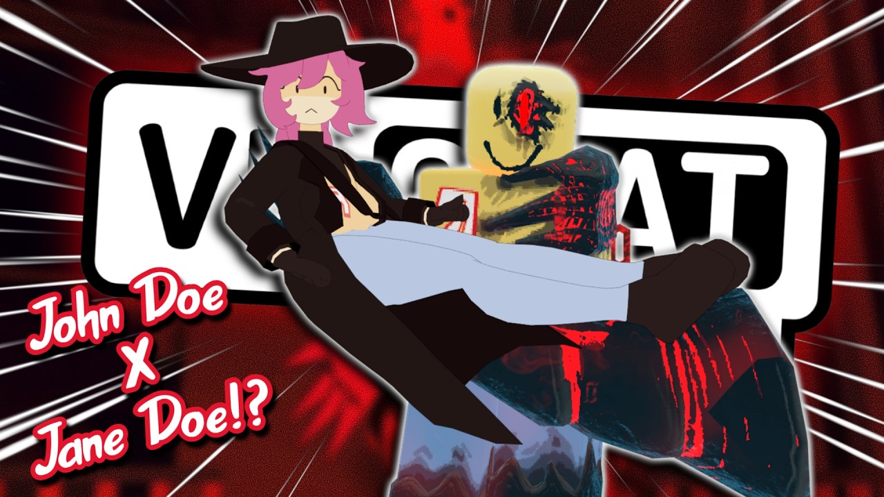 John Doe Saves Jane Doe In VRChat! - VRChat Funny Moments (Roblox Forsaken)