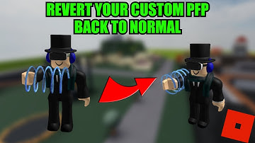 TUTORIAL | How to revert your custom Roblox Profile Picture