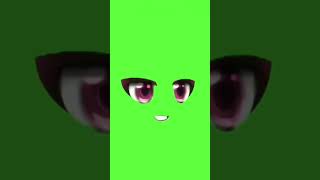 Animal (sir chloe) gacha club green screen lip sync / eyes blinking (free to use without credit)