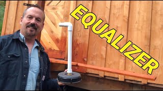 Equalizing water level and pressure in my two reservoir tanks