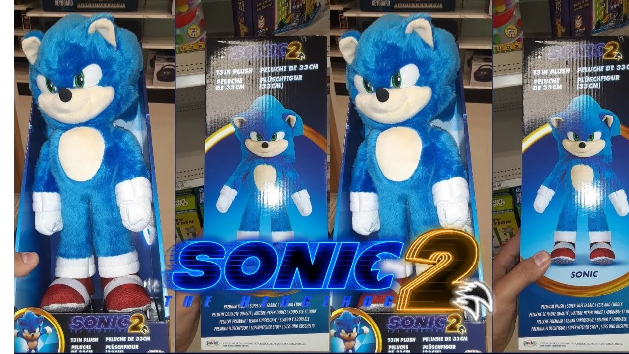 Sonic - Peluche Sonic 33 cm