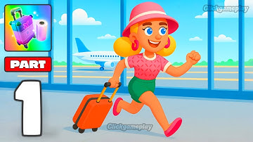 Airport Life 3D Gameplay Walkthrough Part 1 - Tutorial Plane Airport Checking (Android,iOS)