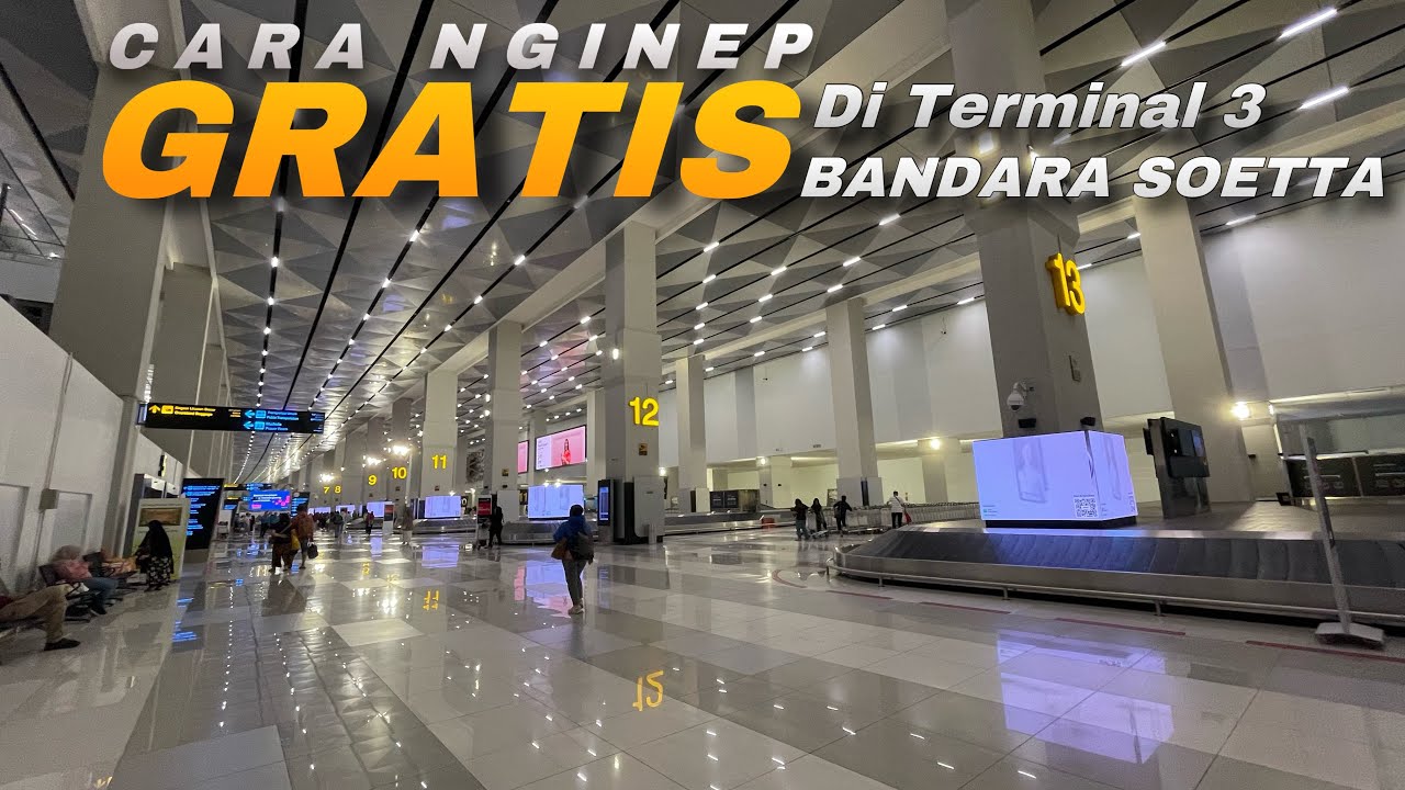 Budget Ngepas? Ini Tempat Nginep Gratis di Terminal 3 Bandara Soekarno-Hatta