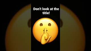 Don’t look at the pinned comment!