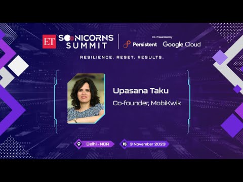 ET SOONICORNS SUMMIT 2023 | Mobikwik’s Upasana Taku on Building & Scaling a Successful Fintech Episode cover
