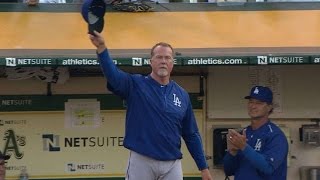LAD@OAK: A's honor McGwire with bobblehead night
