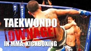 Taekwondo Highlights - MMA &amp; Kickboxing TKD Domination