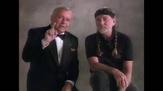 Frank Sinatra and Willie Nelson discuss the benefits of space technology.