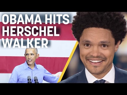 Obama Roasts Herschel Walker on the Campaign Trail | The Daily Show In Atlanta