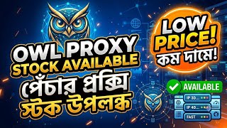 owl proxy stock available. Buy to telegram bot. #proxy #owl #owlproxy #unlimited #buy #sell 
