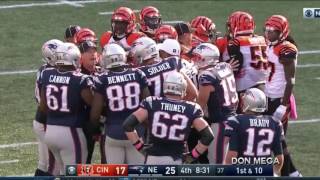 Vontaze Burfict Squares Off with Gronk After Hit on Martellus Bennett