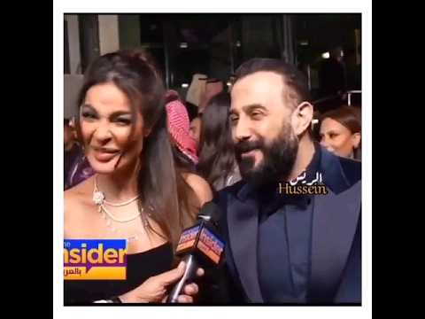 قصي الخولي يقلد نادين نجيم نادين خوري قصي خولي نادين نجيم رمضان خمسة ونص السعودية