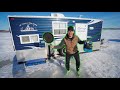 Overnight Winter Camping on the Ice! (48 Hour Challenge)