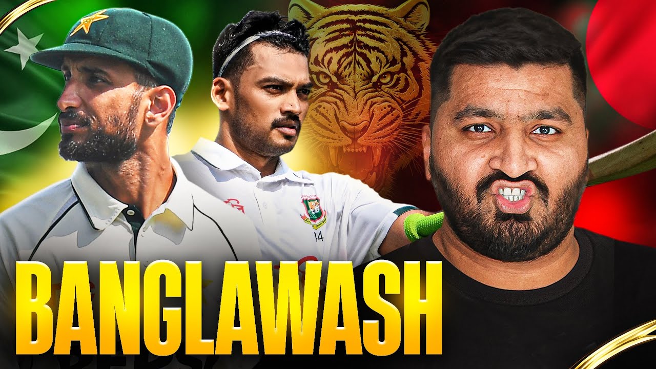 BANGLADESH Crushed PAKISTAN By 2-0 | Shan Masood | Litton Das | Mushfiqur Rahim | Highlights |