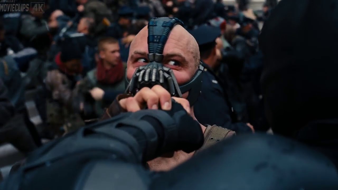 Batman Vs Bane Batalla Final Batman El Caballero de la Noche Asciende LATINO  IMAX HD - YouTube