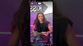 Jade Thirlwall Livestream on Kiss FM UK TikTok (2.11.2021)